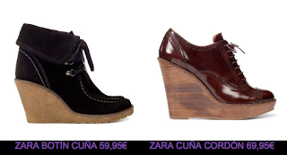 Botines-cuña Zara